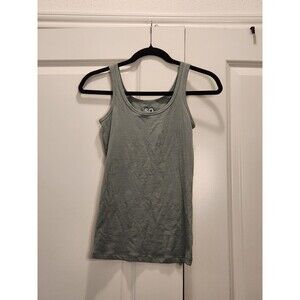 SO Solid Pea Green Tank Top Size XS Women's Juniors Cotton Spandex
